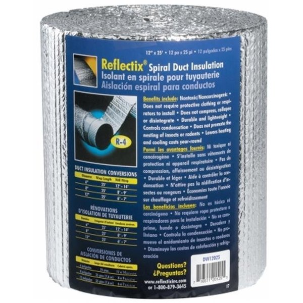 Reflectix Reflectix Spiral Duct Wrap  DW1202504 DW1202504